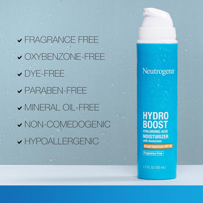 Neutrogena Hydro Boost Hyaluronic Acid Moisturizer SPF 50 Sunscreen