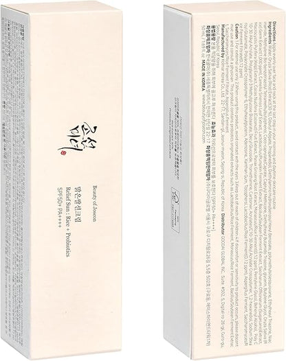 Beauty of Joseon Relief Sun Rice + Probiotics Sunscreen 50ml